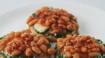 Creamy Spinach And Beans Baby Pizza Creamy Spinach And Beans Baby Pizza