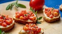 Bruschetta de Tomate Fresco e Tomilho Bruschetta de Tomate Fresco e Tomilho