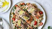 Zaatar Roasted Salmon with Couscous & Yogurt Zaatar Roasted Salmon with Couscous & Yogurt