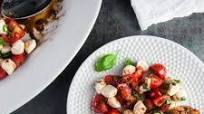 Shrimp Caprese with Honey Balsamic Reduction Shrimp Caprese with Honey Balsamic Reduction