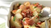 Cheesy Baked Red Potatoes with Bacon Cheesy Baked Red Potatoes with Bacon