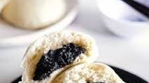 Black Sesame Steamed Buns Black Sesame Steamed Buns
