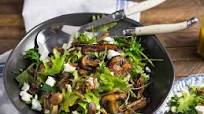 Warm Kale and Caramelized Mushroom Salad Recipe Warm Kale and Caramelized Mushroom Salad Recipe