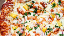 Hawaiian BBQ Chicken Pizza Hawaiian BBQ Chicken Pizza