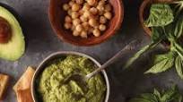 Basil Avocado Hummus Basil Avocado Hummus