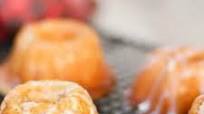 Eggnog Tea Cakes Recipe with Eggnog Glaze Eggnog Tea Cakes Recipe with Eggnog Glaze