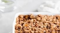 Healthy Sweet Potato Casserole with Pecan Oat Streusel Healthy Sweet Potato Casserole with Pecan Oat Streusel