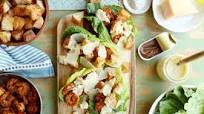 Shrimp Caesar Salad Lettuce Wraps Shrimp Caesar Salad Lettuce Wraps