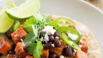 Chile Spiced Sweet Potato and Black Bean Tostadas Chile Spiced Sweet Potato and Black Bean Tostadas