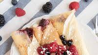 Berries and Cream Crepes Berries and Cream Crepes