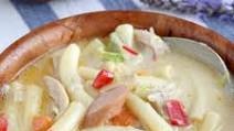 Chicken noodle soup (Sopas) Chicken noodle soup (Sopas)