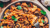 Mushroom and Lentil Ragu Pasta Mushroom and Lentil Ragu Pasta