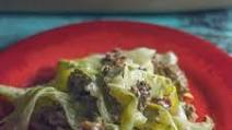 Creamed Cabbage Ground Beef Casserole