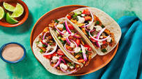 Chicken Carnitas Tacos with Salsa Fresca and Chipotle Lime Crema Chicken Carnitas Tacos with Salsa Fresca and Chipotle Lime Crema