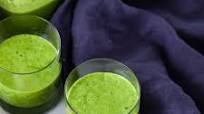 CREAMY PINEAPPLE SMOOTHIE INFUSED WITH GREEN JUICE & SEEDS CREAMY PINEAPPLE SMOOTHIE INFUSED WITH GREEN JUICE & SEEDS