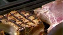 Brined Pork Chops with Soft Parmigiano Polenta Brined Pork Chops with Soft Parmigiano Polenta