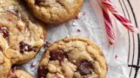 Loaded Candy Cane Chocolate Chip Cookies Loaded Candy Cane Chocolate Chip Cookies