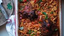 Valentina's Incredible Giouvetsi Slow Cooked Greek Lamb Shanks! Valentina's Incredible Giouvetsi Slow Cooked Greek Lamb Shanks!