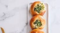 Baked Scallion Buns Baked Scallion Buns