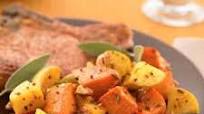 Spicy Sweet Potatoes & Apples Spicy Sweet Potatoes & Apples