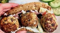 Greek Meatball Gyros with Tzatziki Greek Meatball Gyros with Tzatziki