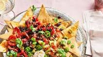 Smoky veggie nachos Smoky veggie nachos