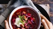 Beef and beetroot soup Beef and beetroot soup
