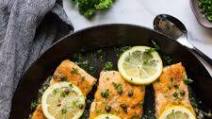 Salmon Piccata Salmon Piccata