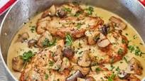 Chicken Marsala Over White Rice Chicken Marsala Over White Rice
