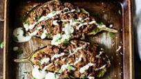 Harissa Beef Stuffed Eggplant Harissa Beef Stuffed Eggplant