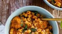Vegan Meatball Soup with Pasta & Kale Vegan Meatball Soup with Pasta & Kale