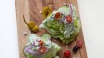 Greek Wedge Salad with Creamy Feta Dressing Greek Wedge Salad with Creamy Feta Dressing