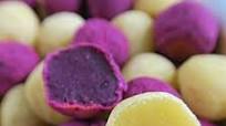 Easy Baked Mochi Balls with Sweet Potato Easy Baked Mochi Balls with Sweet Potato