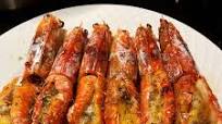 Cheese Garlic Butter Baked Argentina Red Shrimp Cheese Garlic Butter Baked Argentina Red Shrimp
