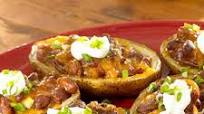 Super Loaded Chili Potato Skins Super Loaded Chili Potato Skins