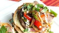 Steak Fajita Tostada Stacks Steak Fajita Tostada Stacks