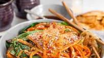 Simple Sweet Potato Glass Noodle - Japchae Simple Sweet Potato Glass Noodle - Japchae