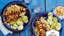 Indonesian Chicken Kebabs with Pickled Cucumber and Coconut Indonesian Chicken Kebabs with Pickled Cucumber and Coconut