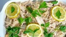 Lemon Garlic Shredded Chicken Lemon Garlic Shredded Chicken