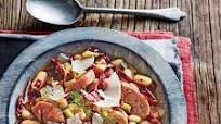 Braised Fennel, Cannellini Beans, and Italian Sausage Braised Fennel, Cannellini Beans, and Italian Sausage