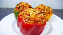 Pimientos rellenos al horno (arroz y carne) receta - Cocina Casera y Facil Pimientos rellenos al horno (arroz y carne) receta - Cocina Casera y Facil