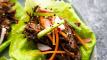 Slow Cooker Korean Beef Lettuce Wraps Slow Cooker Korean Beef Lettuce Wraps