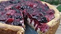 Baked Cheesecake with Berries Baked Cheesecake with Berries