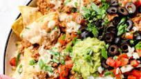 Loaded Ground Beef Nachos Loaded Ground Beef Nachos