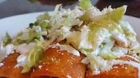 Enchiladas de pollo mexicanas con queso, receta paso a paso Enchiladas de pollo mexicanas con queso, receta paso a paso