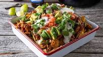 Slow Cooked Pork Nachos Slow Cooked Pork Nachos