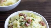 Keto Instant Pot Cabbage Pancetta in Cream Sauce Keto Instant Pot Cabbage Pancetta in Cream Sauce