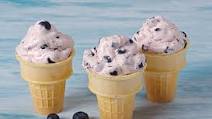 Blueberry Cream Cones Blueberry Cream Cones