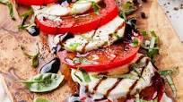 Caprese Salad with Honey-Balsamic Reduction