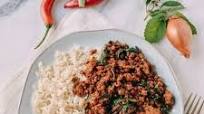 Pork & Holy Basil Stir-fry (Pad Kra Pao) Pork & Holy Basil Stir-fry (Pad Kra Pao)